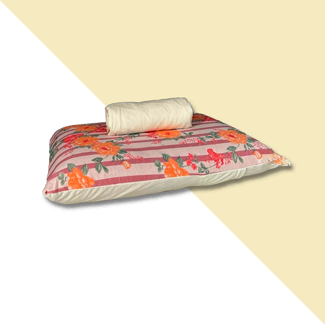 Jogo de Cama Solteiro 2pçs OffWhite/Garden